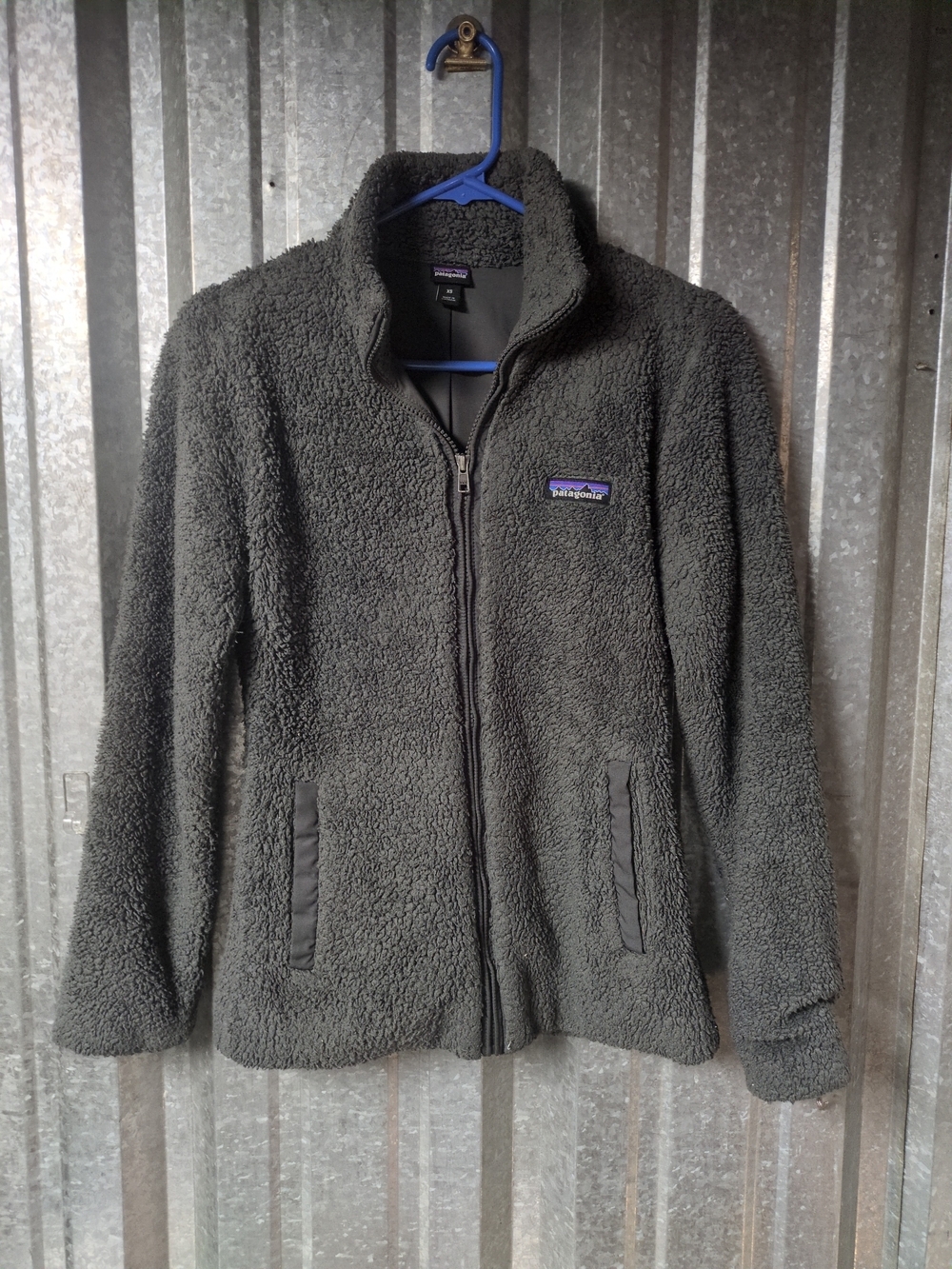 Patagonia Women's Dark Gray Sherpa Fleece Jacket